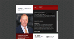 Desktop Screenshot of pollicelaw.com