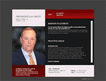 Tablet Screenshot of pollicelaw.com